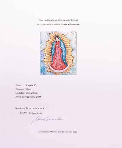 Alternate image for Original Virgin Mary Painting on Canvas Mary, Mother of Jesus