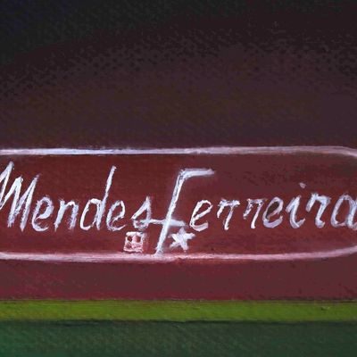 Alternate image for Signed Stretched Colorful Abstract Painting from Brazil Fantasy and Reality