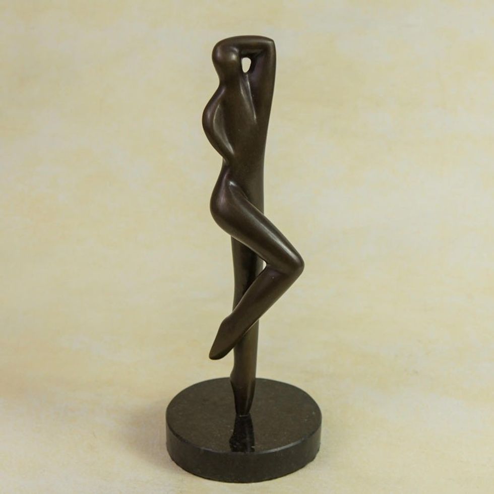 Bronze sculpture 'Sunbather III'