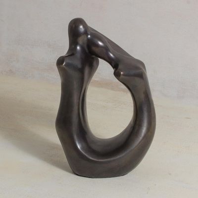 Alternate image for Bronze Romance-Themed Sculpture from Brazil Unity of Love