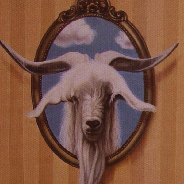 Alternate image for Signed Animal-Themed Surrealist Giclee Print from Mexico The Mirror