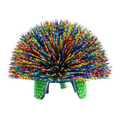 Alternate image for Copal Wood Porcupine Alebrije Sculpture from Mexico Porcupine Spirit