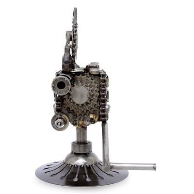 Alternate image for Collectible Recycled Metal Movie Theater Sculpture Rustic Film Projector