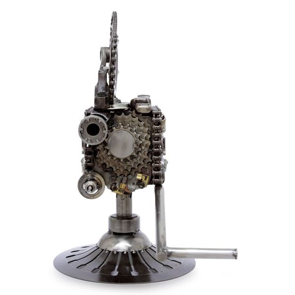 Alternate image for Collectible Recycled Metal Movie Theater Sculpture Rustic Film Projector