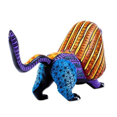 Alternate image for Artisan Crafted Multicolored Alebrije Sculpture Wild Lion