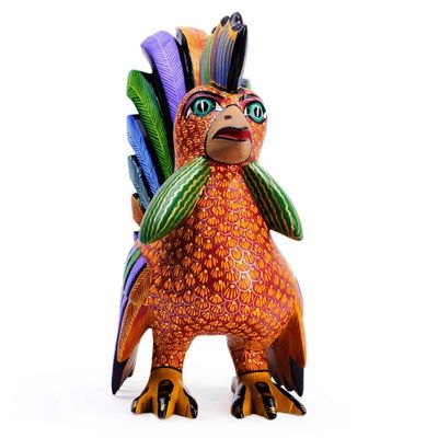 Alternate image for Rooster Alebrije Sculpture from Mexico Proud Rooster