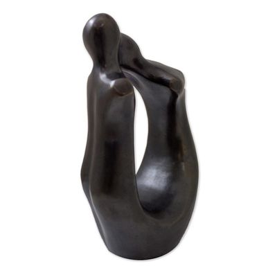 Alternate image for Bronze Romance-Themed Sculpture from Brazil Unity of Love