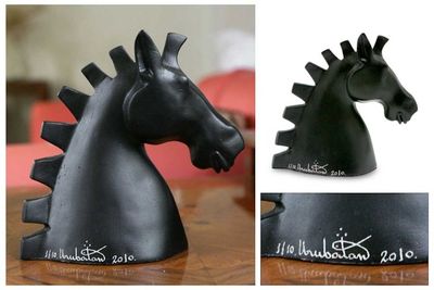 Alternate image for Sculpture Stylized Horse