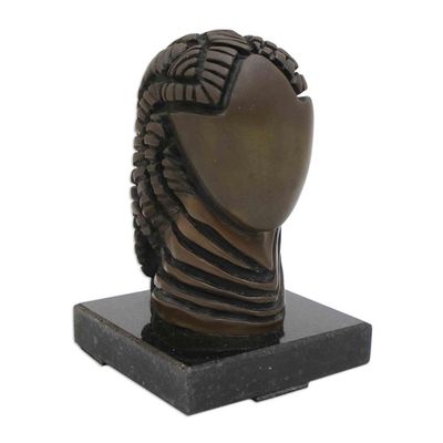 Alternate image for Oxidized Bronze Sculpture of African Heritage Woman Egyptian Woman