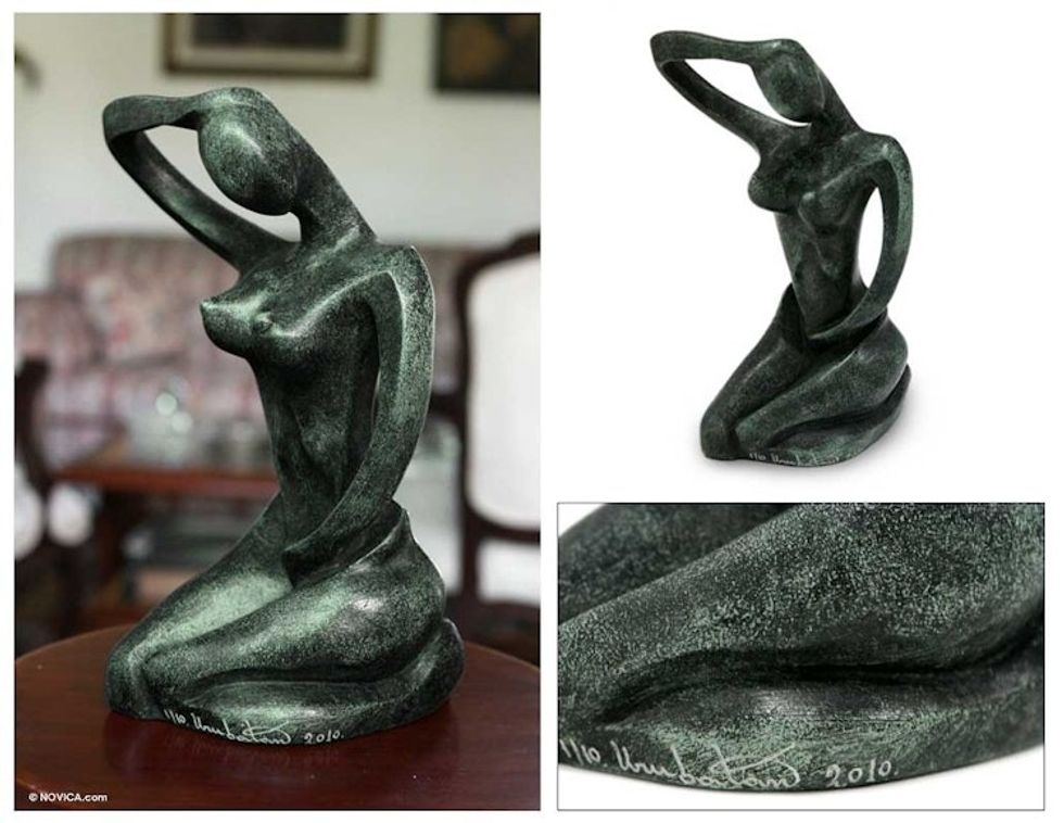 Sculpture 'Pensive Nude'