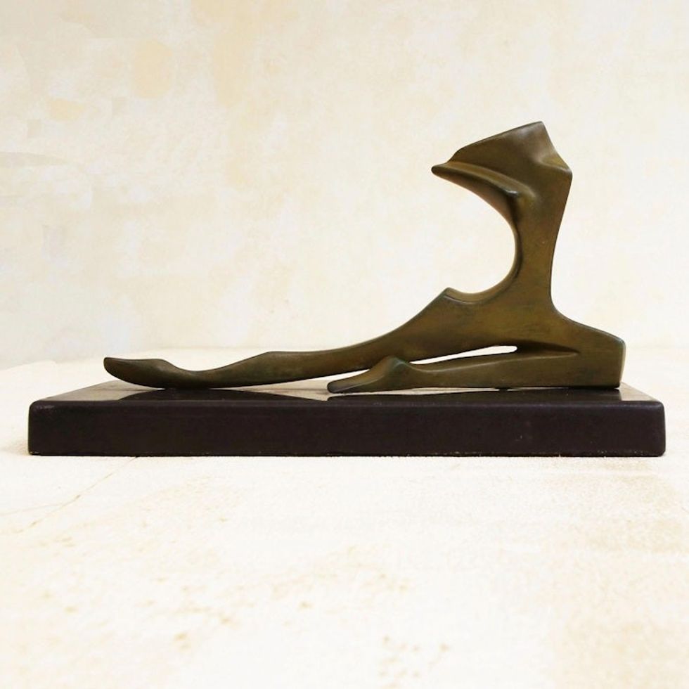 Bronze sculpture 'Bright Ballerina'