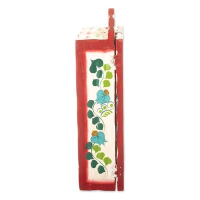 Alternate image for World Peace Project Ceramic  Wood Retablo from Peru Creating Love and Peace