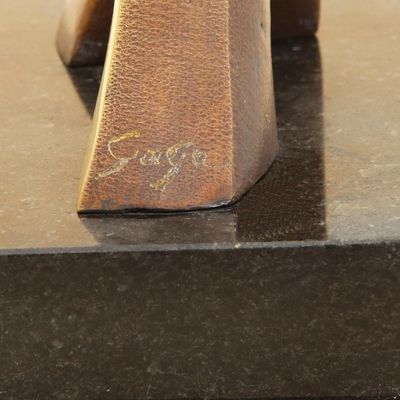 Alternate image for Abstract Bronze sculpture of a Man and Woman Dancing A Dancing Couple