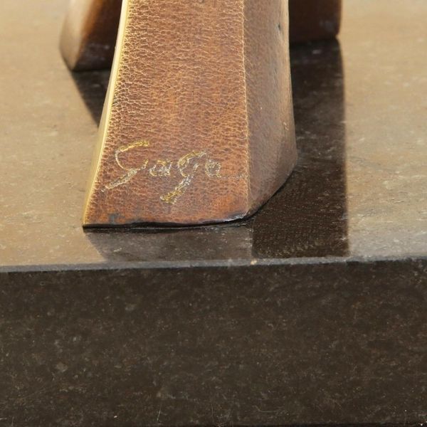 Alternate image for Abstract Bronze sculpture of a Man and Woman Dancing A Dancing Couple