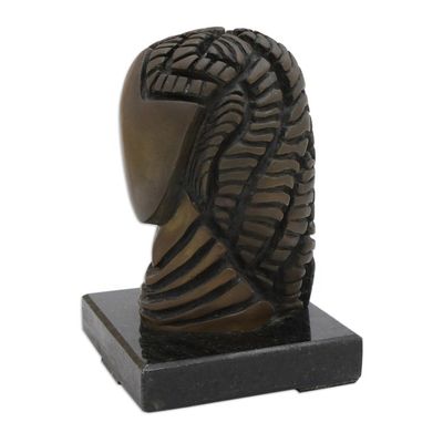 Alternate image for Oxidized Bronze Sculpture of African Heritage Woman Egyptian Woman