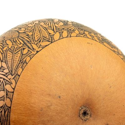 Alternate image for World Peace Project, Embossed Hummingbird Peace Design Gourd Bond of Brotherhood