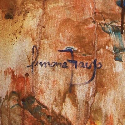 Alternate image for Signed Expressionist Painting of a Ballet Dancer from Brazil Simply Free