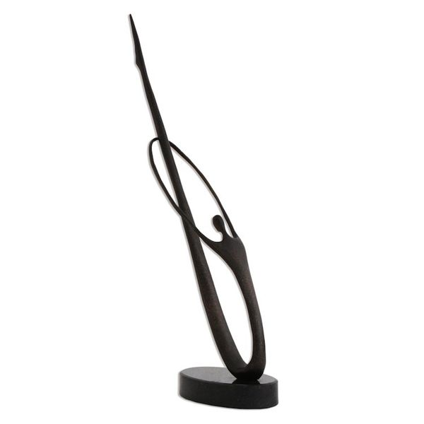 Alternate image for Bronze Sculpture on Granite Base from Brazil Bambole