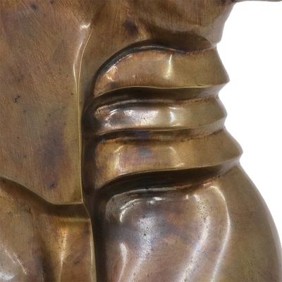 Alternate image for Abstract Bronze Sculpture with Granite Base from Brazil Metamorphosis