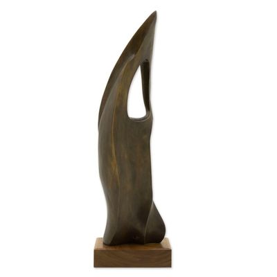 Alternate image for Large Abstract Sugar Loaf Hill Bronze Sculpture with Stand Sugar Loaf Hill