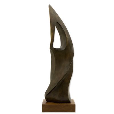 Alternate image for Large Abstract Sugar Loaf Hill Bronze Sculpture with Stand Sugar Loaf Hill