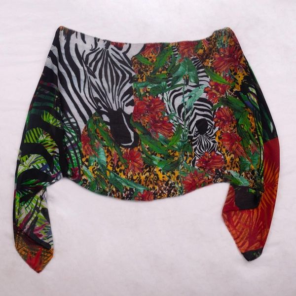 Alternate image for Printed Modal Shawl from Peru Jungle Warmth