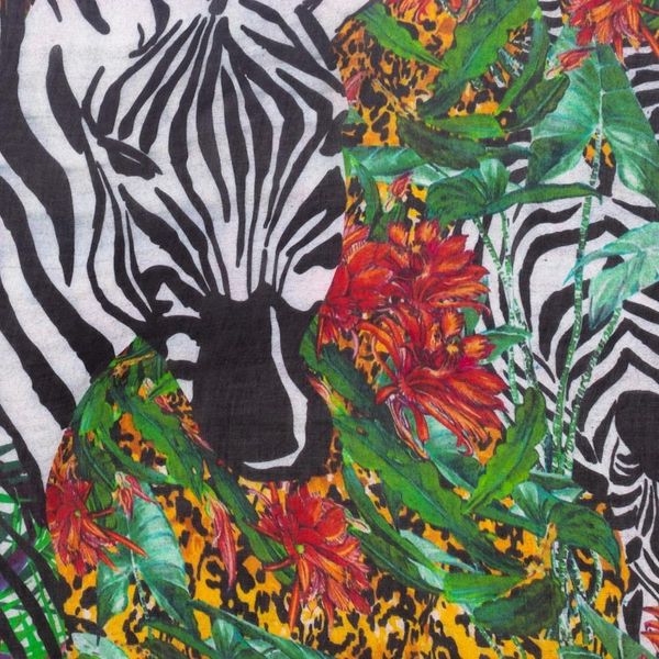 Alternate image for Printed Modal Shawl from Peru Jungle Warmth