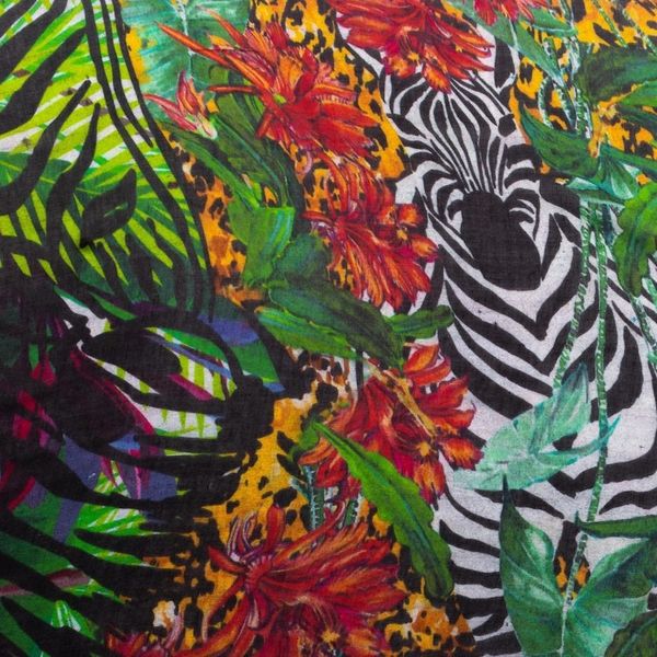 Alternate image for Printed Modal Shawl from Peru Jungle Warmth