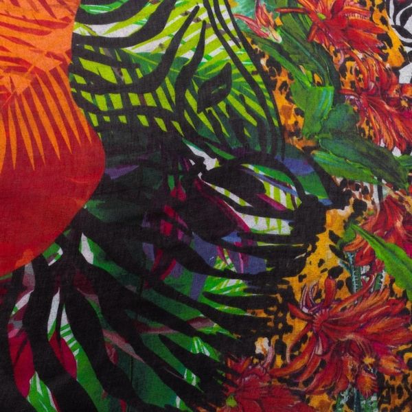 Alternate image for Printed Modal Shawl from Peru Jungle Warmth