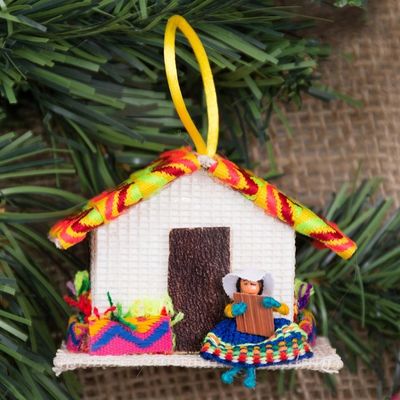 Alternate image for Peru Handmade Christmas Tree Ornament Se Andean Houses
