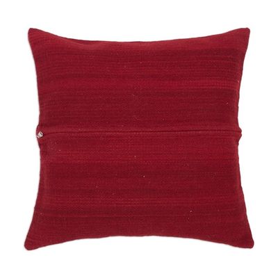 Alternate image for Square Wool Cushion Cover from Peru Inca Labyrinth