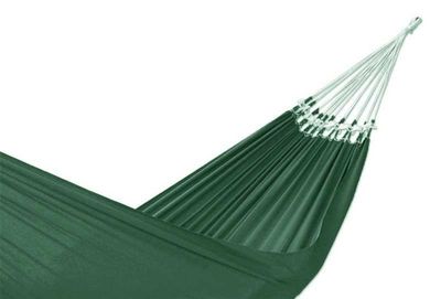 Alternate image for Brazilian Solid Green Cotton Fabric Hammock Double Ipanema Palm