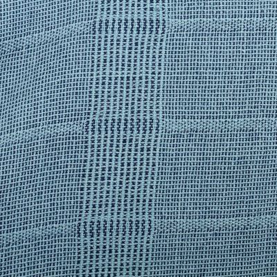 Alternate image for Azure Blue Patterned Handwoven Baby Alpaca Shawl Whispering Azure