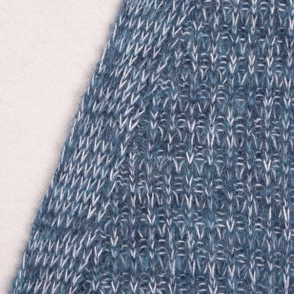 Alternate image for Azure Blue Alpaca Blend Long Sleeve Duster Length Cardigan Mesa Mist