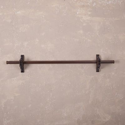 Alternate image for Carved Acanthus Leaf Cedar Wood Tapestry Rod Acanthus