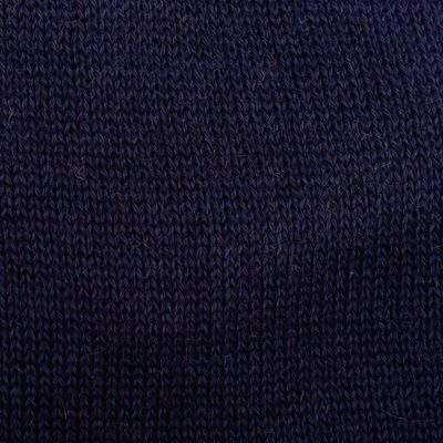 Alternate image for Knit Reversible Baby Alpaca Hat in Indigo and Peacock Hues Peacock Trends