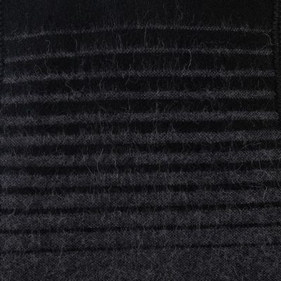 Alternate image for Striped Grey and Black Unisex Scarf Sleek Stripes