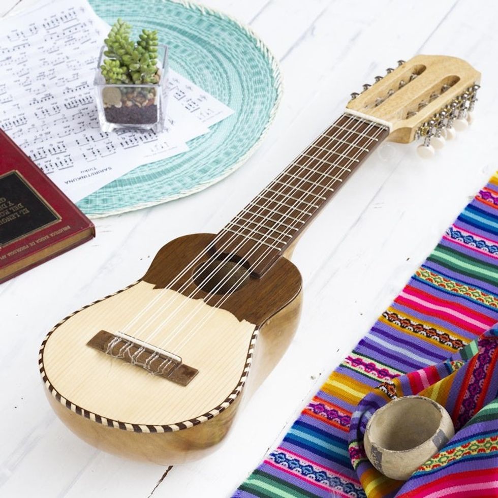 Authentic Andean Charango Guitar and Case 'Andean Song'