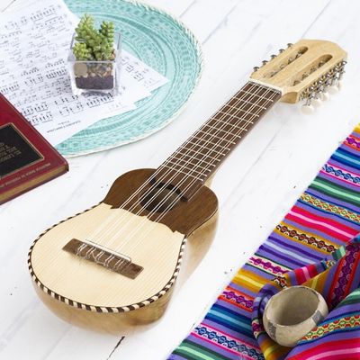 Alternate image for Authentic Andean Charango Guitar and Case Andean Song