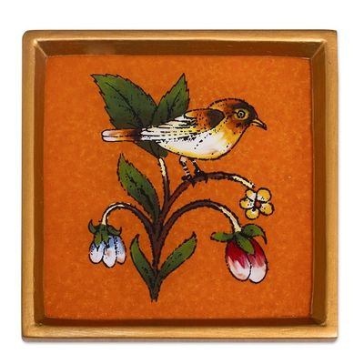 Alternate image for Glass coasters Set of 6 Birds of Peace