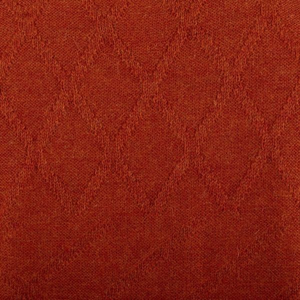 Alternate image for Mens 100 Alpaca Sweater with Rhombus Geometric Pattern Rhombus Spice