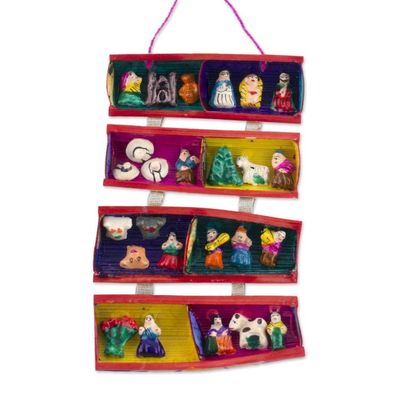 Alternate image for Handcrafted Mini Retablo Wall Hanging from Peru Andes Lifestyle