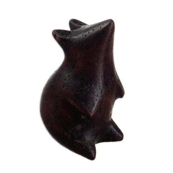 Alternate image for Hand-Carved Cedarwood Sculptures from Peru Pair Perfect Opposites