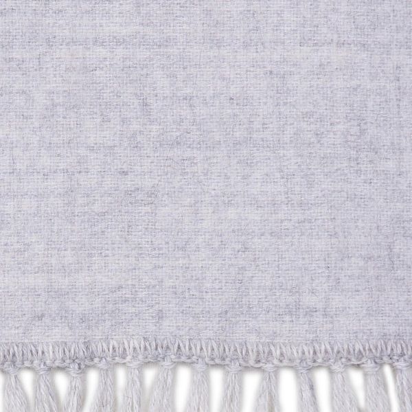 Alternate image for Handmade Alpaca Wool Blend Scarf Silver Gift of Warmth