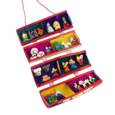 Alternate image for Handcrafted Mini Retablo Wall Hanging from Peru Andes Lifestyle