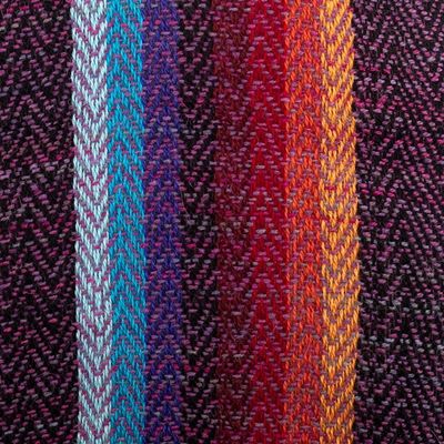 Alternate image for Striped 100 Alpaca Scarf Tarma Valley