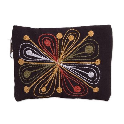 Alternate image for Handcrafted Embroidered Coin Purse from Peru Colca Condor
