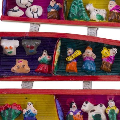 Alternate image for Handcrafted Mini Retablo Wall Hanging from Peru Andes Lifestyle