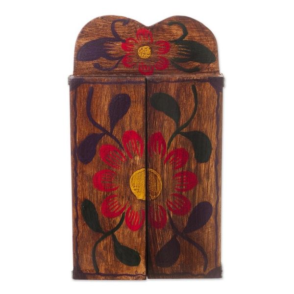 Alternate image for Handmade Wood Retablo Sculpture Saint Martin de Porres