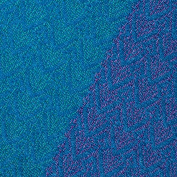 Alternate image for Hand Woven Striped Alpaca Blend Shawl from Peru Serene Beauty